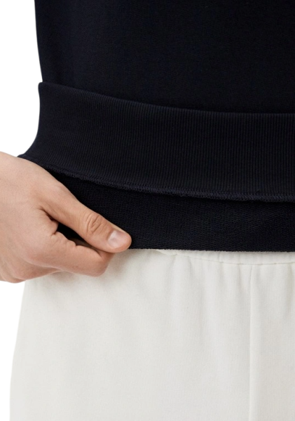 Свитшот из хлопка с принтом мужской / Синий / 52