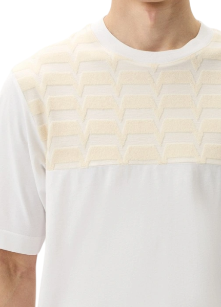 Футболка фактурная мужская / Белый / 46