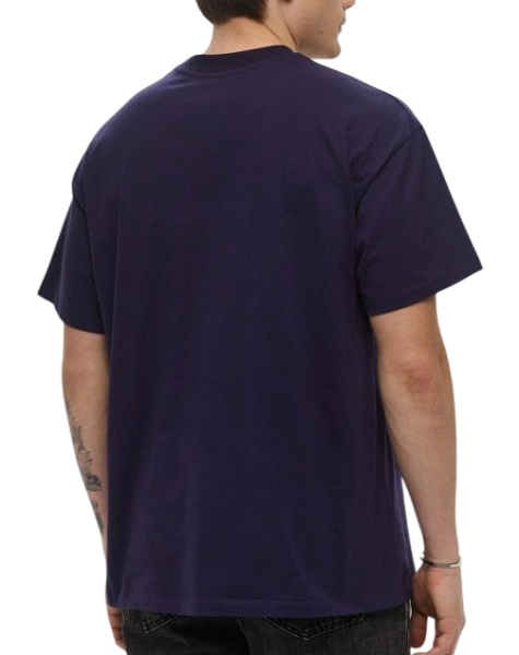 Футболка с логотипом мужская / Синий / 50