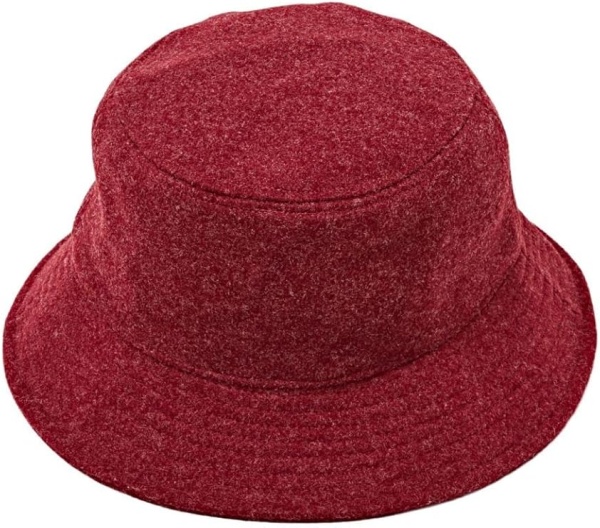 Панама утепленная женская / Красный / ONE SIZE