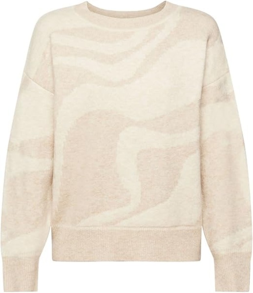 Джемпер с принтом женский / Бежевый / 50