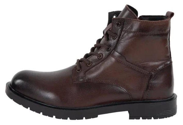 Ботинки из кожи мужские  / Коричневый / 43