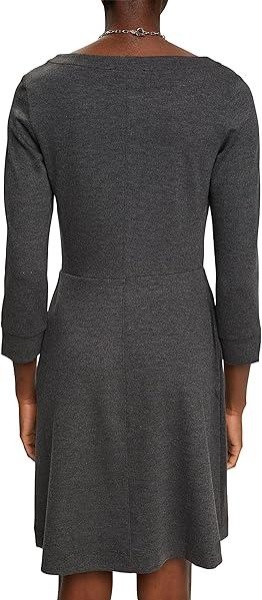 Платье с длинным рукавом женское / Серый / 50