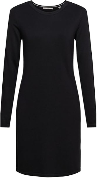 Платье с длинным рукавом женское / Черный / 46