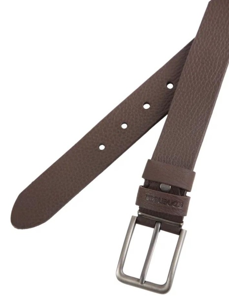 Ремень из кожи мужской / Коричневый / XL