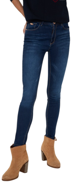 Джинсы скинни женские / Тёмно-синий / 50