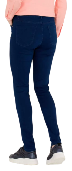 Джинсы зауженные женские / Тёмно-синий / 50