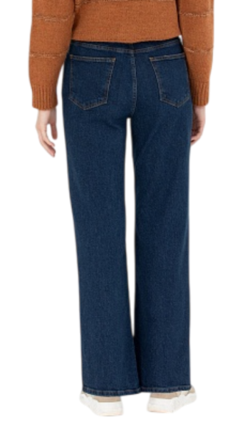 Джинсы клеш женские / Синий / 58