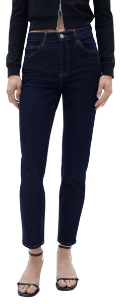 Джинсы зауженные женские / Голубой / 42