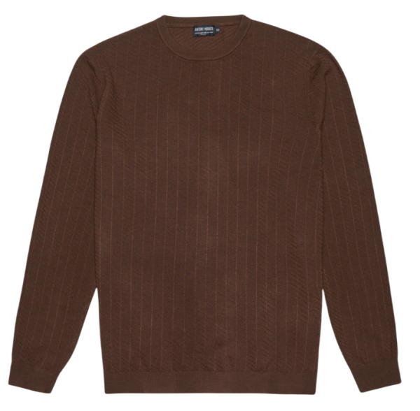 Пуловер прямого кроя мужской / Хаки / 50