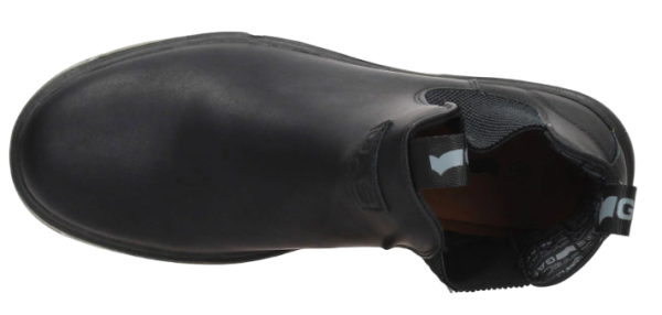 Ботинки из экокожи мужские / Черный / 40