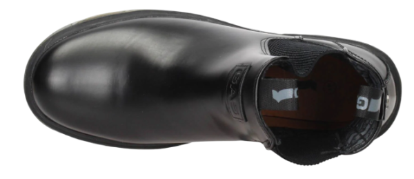 Ботинки из экокожи мужские / Черный / 43