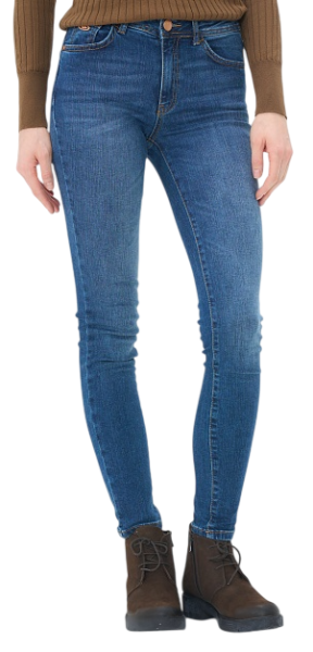 Джинсы скинни женские / Синий / 50