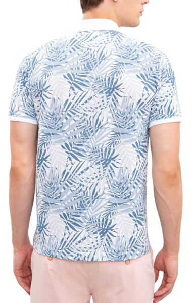 Поло с принтом мужское / Белый / 48