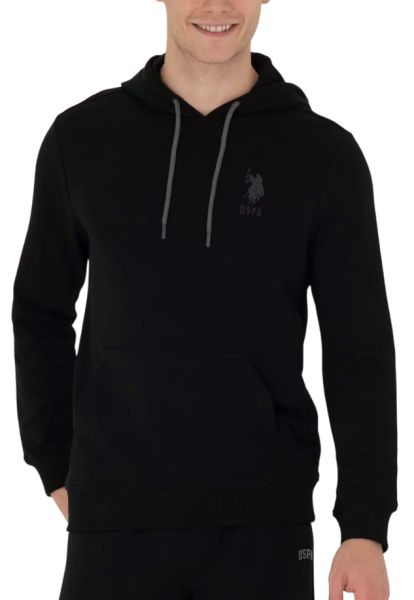 Худи с логотипом мужское / Черный / 54