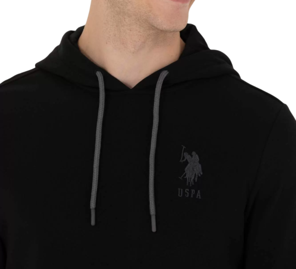 Худи с логотипом мужское / Черный / 54