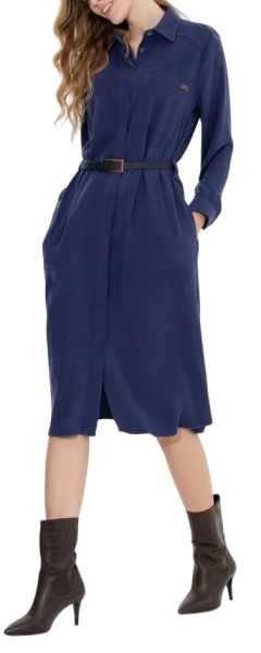 Платье с логотипом женское / Фиолетовый / 52