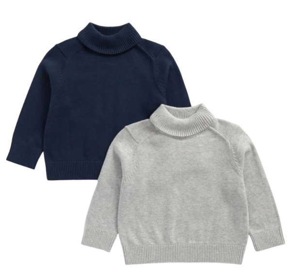 Водолазка хлопковая детская / Тёмно-синий / 104