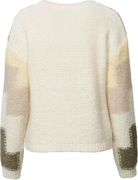 Джемпер с принтом женский / Бежевый / 42