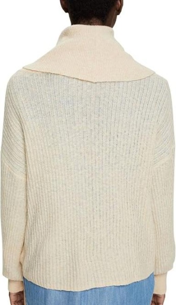 Джемпер с воротником женский / Бежевый / 42