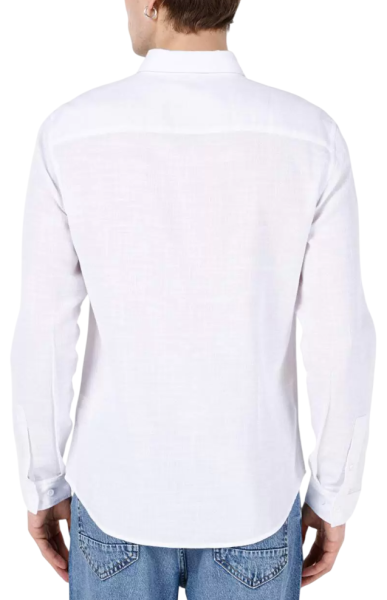 Рубашка с длинным рукавом мужская / Белый / 54